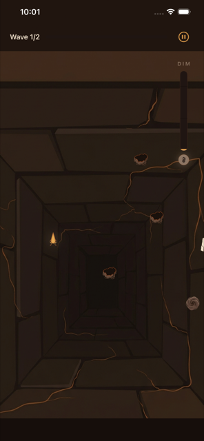 Ignarion gameplay screen with the ember mid-flight and the Heat gauge